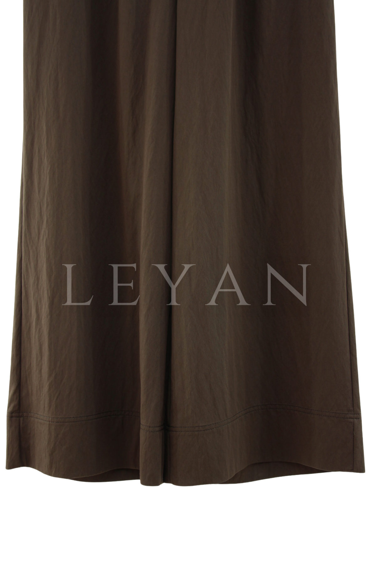 Sentez Abelia Kısa Geniş Paça Pantolon- LYN04542 Kahve