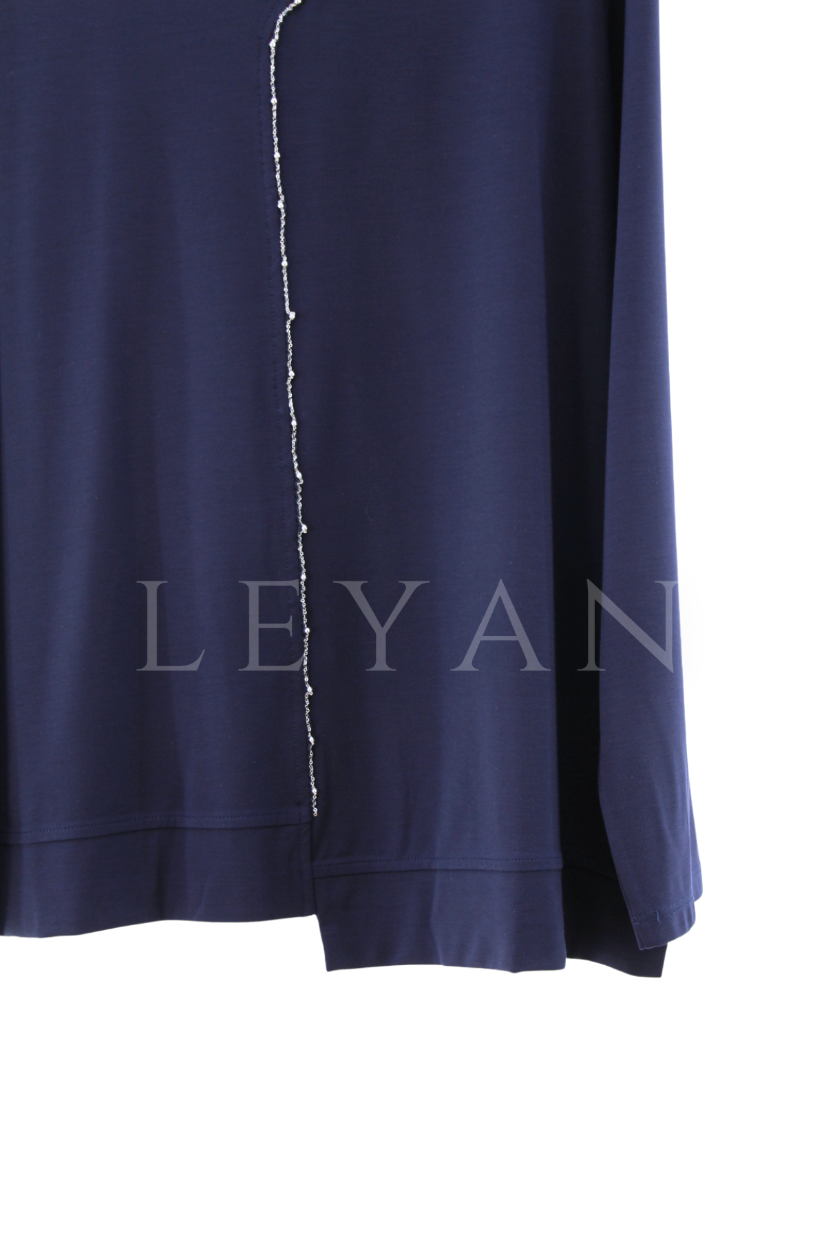 Defrina Zincir Detaylı Bluz- LYN04543 Lacivert