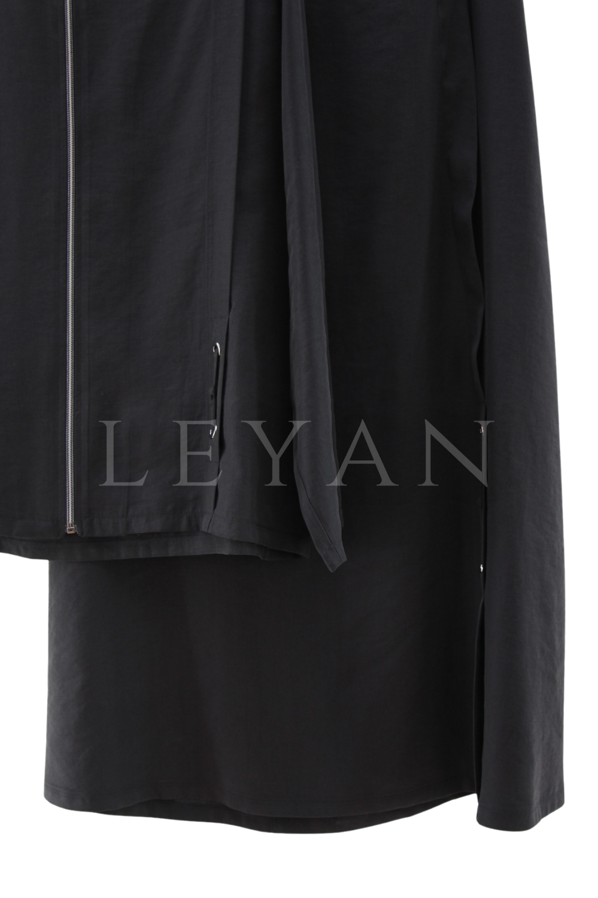 Defrina Fermuarlı Takım- LYN04549 Siyah