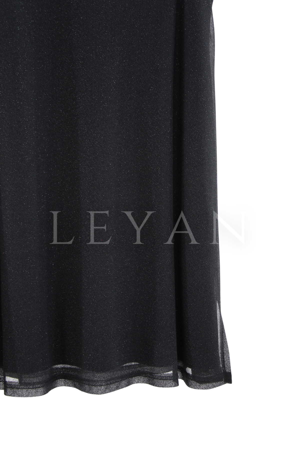 Femina Simli Tüllü İçlik- LYN04555 Siyah