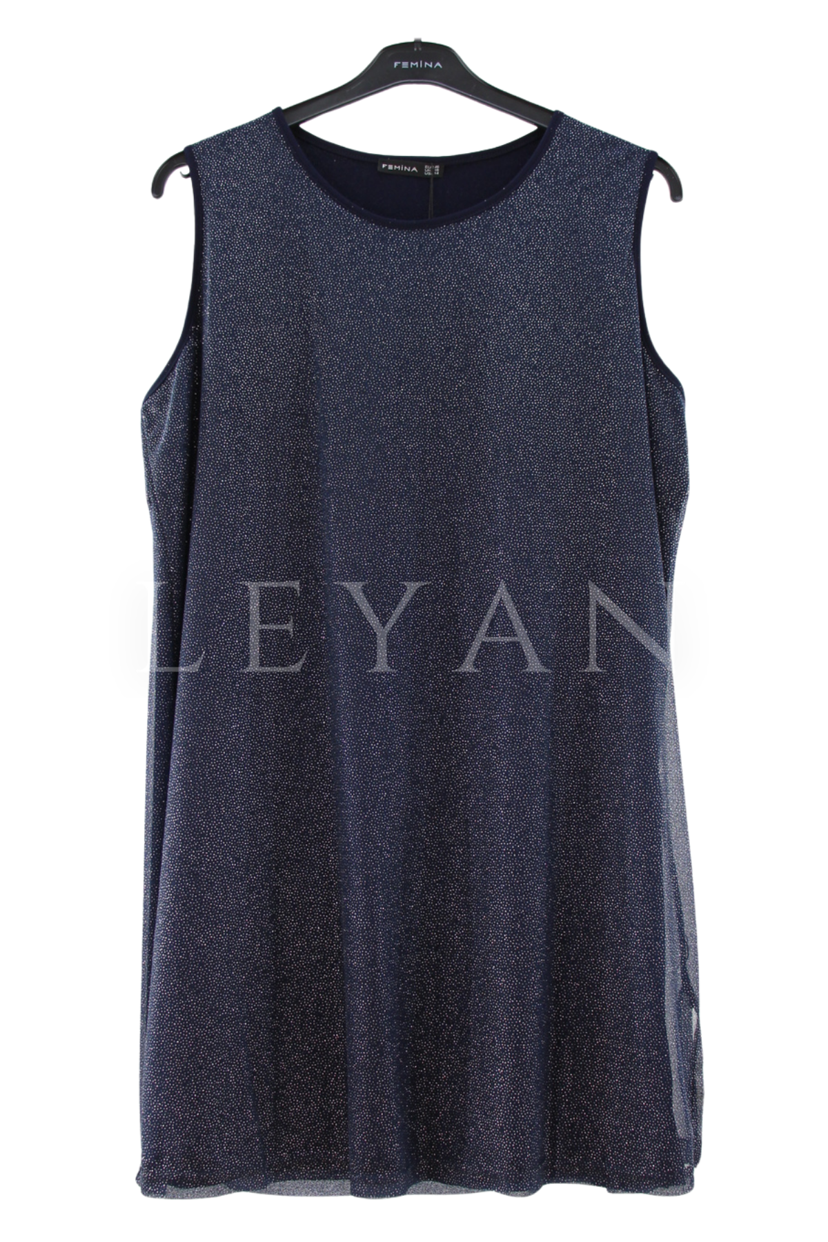 Femina Simli Tüllü İçlik- LYN04555 Lacivert