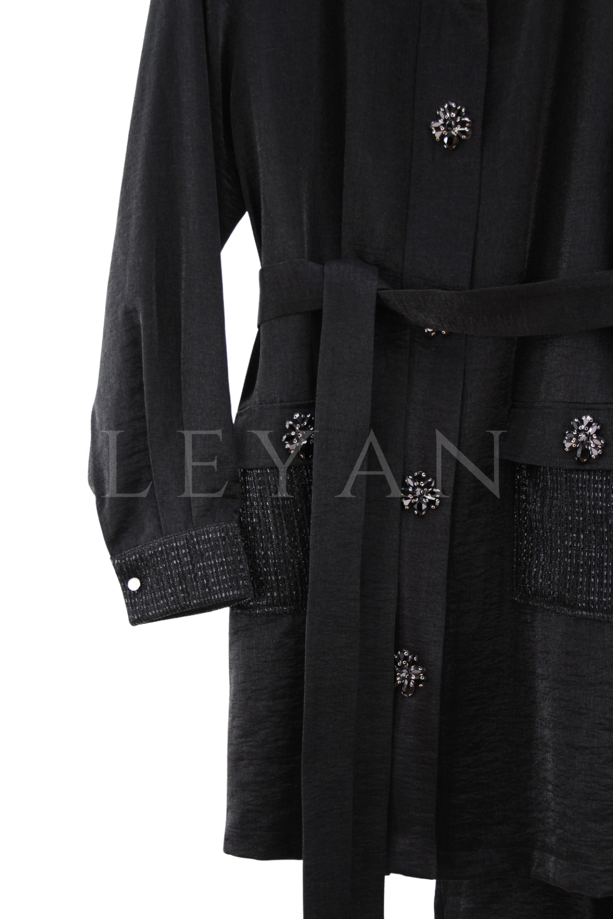 Orhan Store Pantolonlu Takım- LYN04556 Siyah