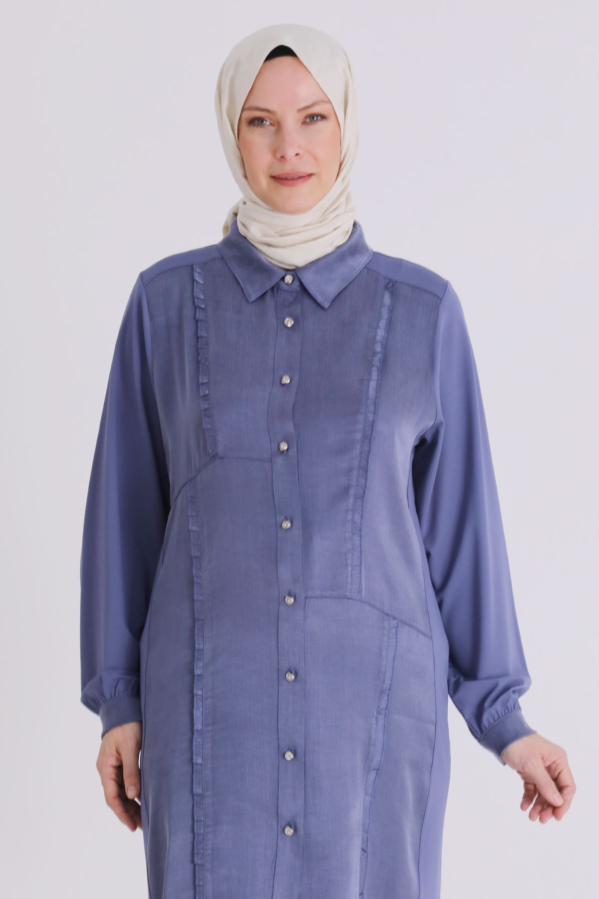 Behrem Tunik- LYN04368 Morcivert