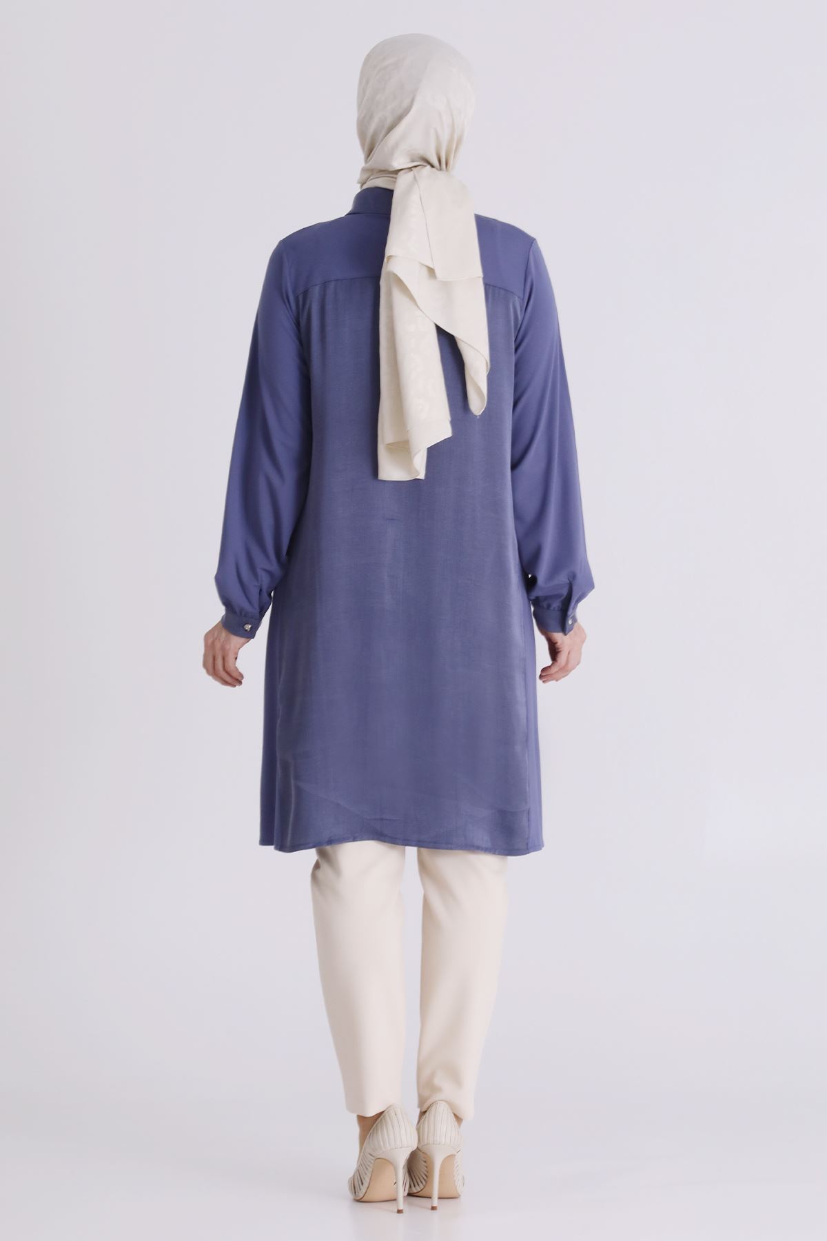 Behrem Tunik- LYN04368 Morcivert