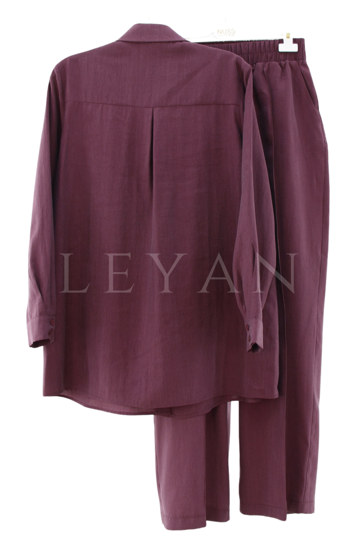 Nuss İşlemeli Takım- LYN04580 Mürdüm