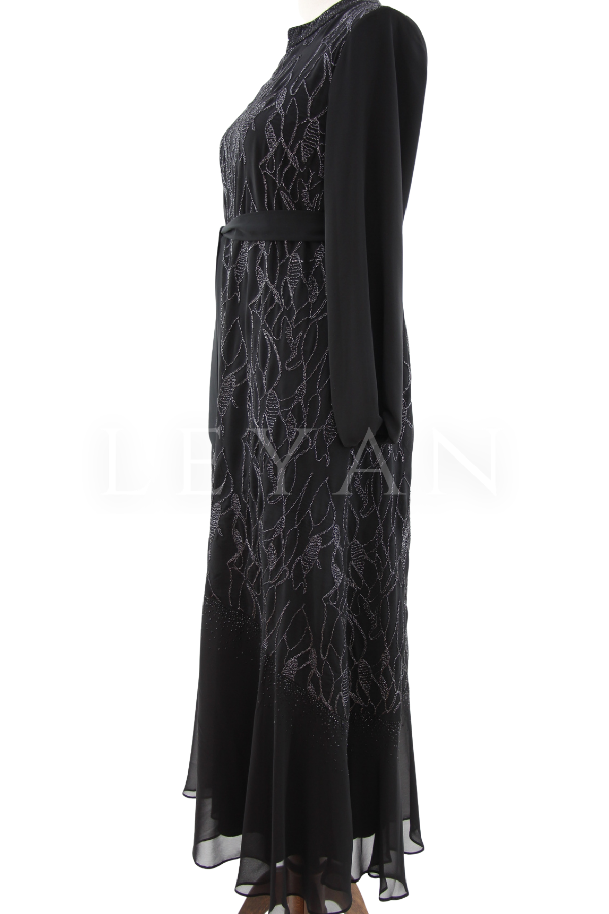 Orhan Store Elbise- LYN04581 Siyah