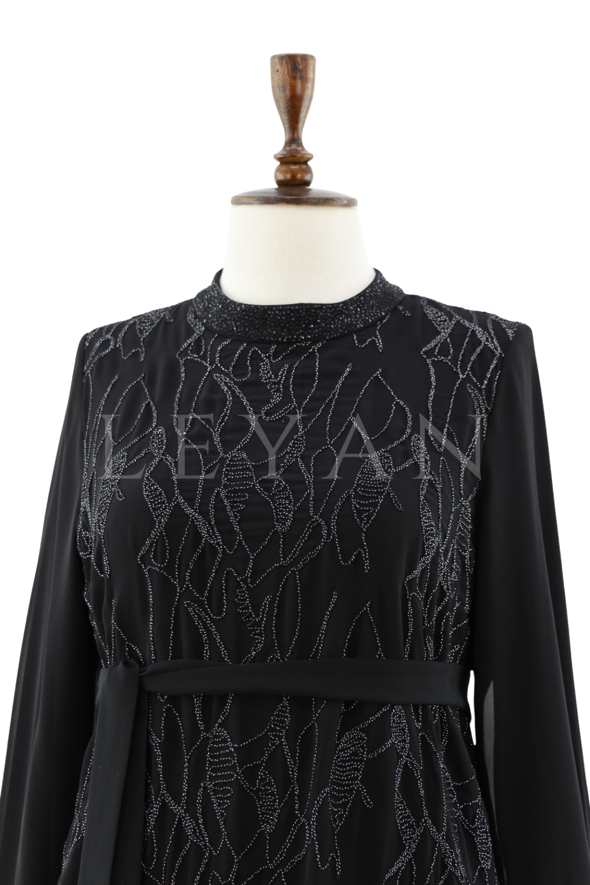 Orhan Store Elbise- LYN04581 Siyah