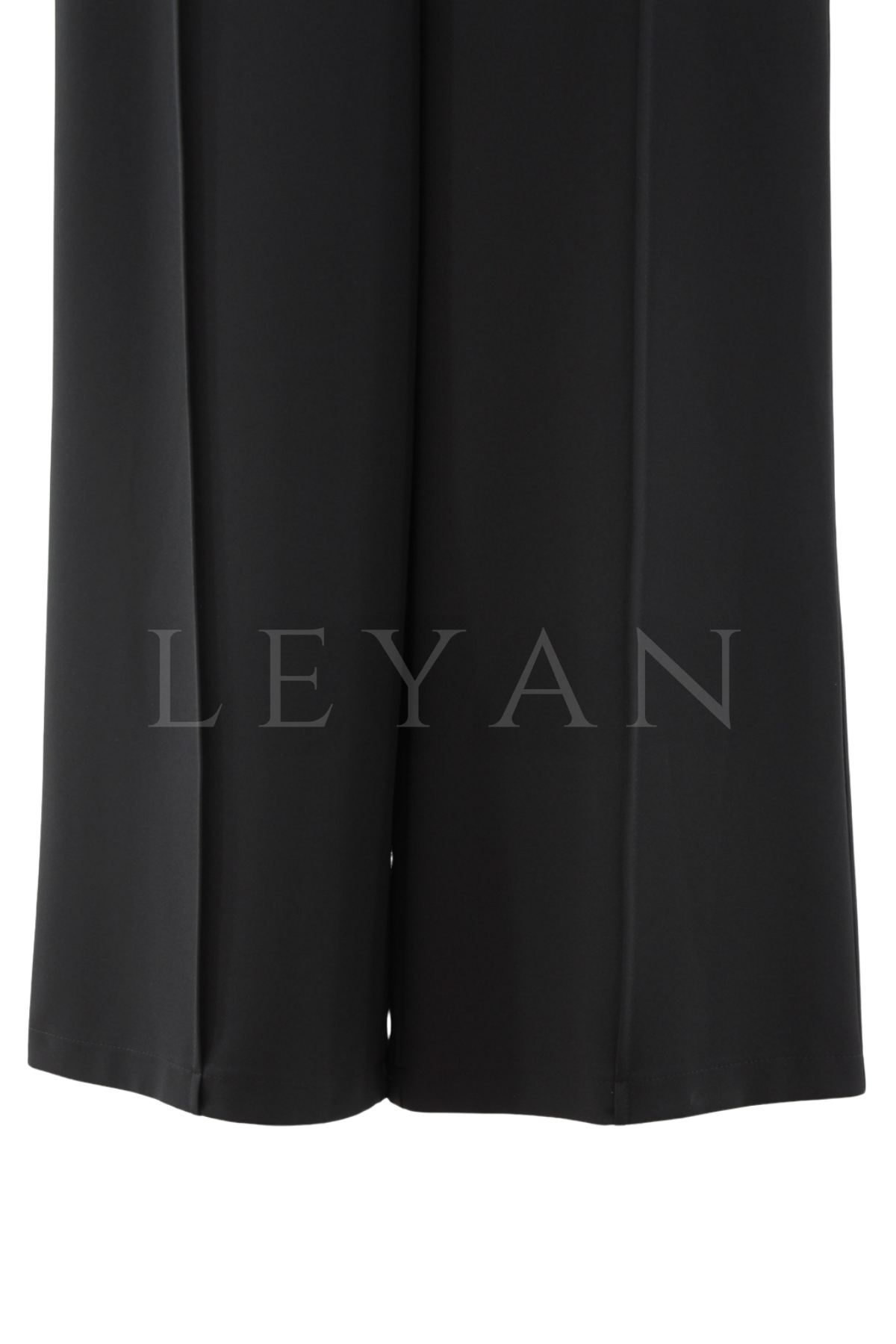 Sentez Florida Nervürlü Pantolon- LYN04586 Siyah