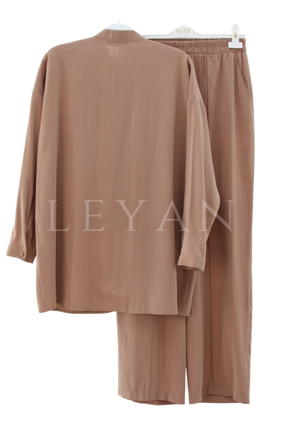 Nuss Nervürlü Takım- LYN04585 Somon