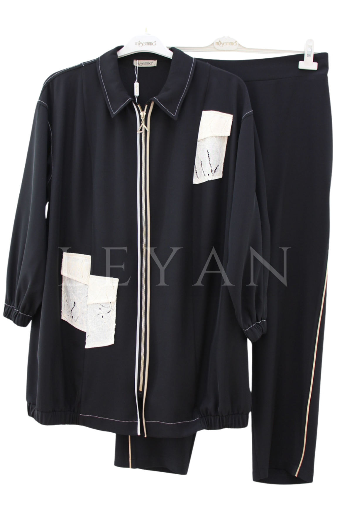Müsemma Mihrimah Takım- LYN04597 Siyah