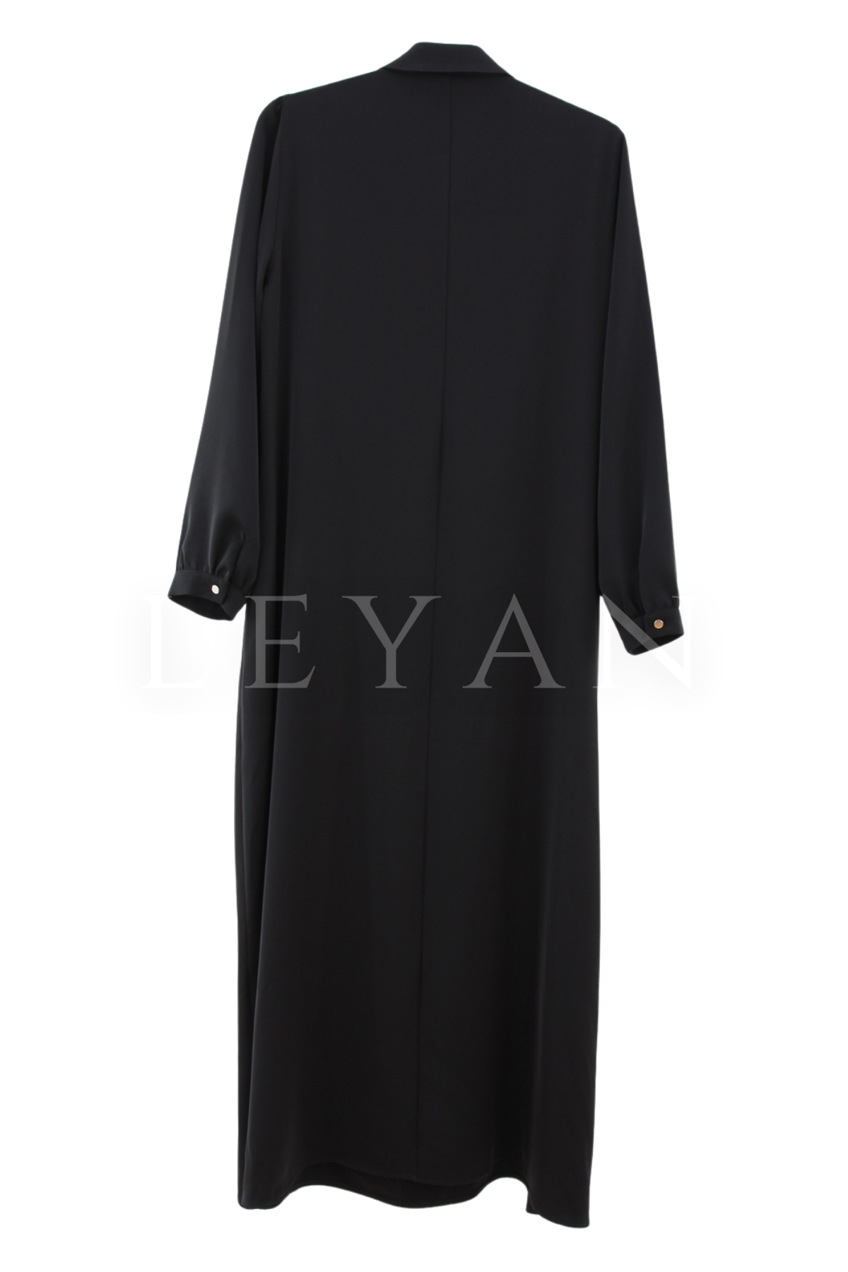 Müsemma Leylak Elbise-LYN04630 Siyah