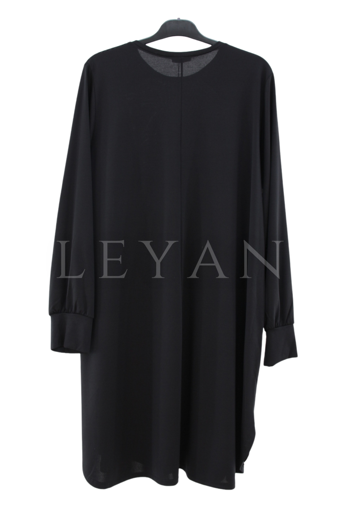 Dule Taşlı Bambu Tunik-LYN04634 Siyah