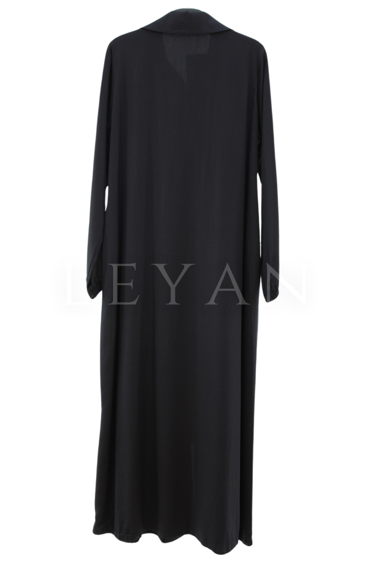 Micca Paraşüt Detaylı Ferace-LYN04644 Siyah