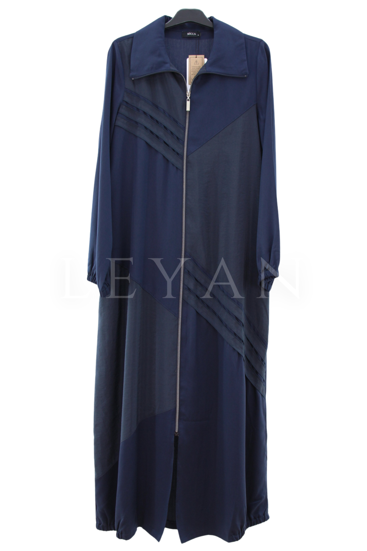 Micca Paraşüt Detaylı Ferace-LYN04644 Lacivert