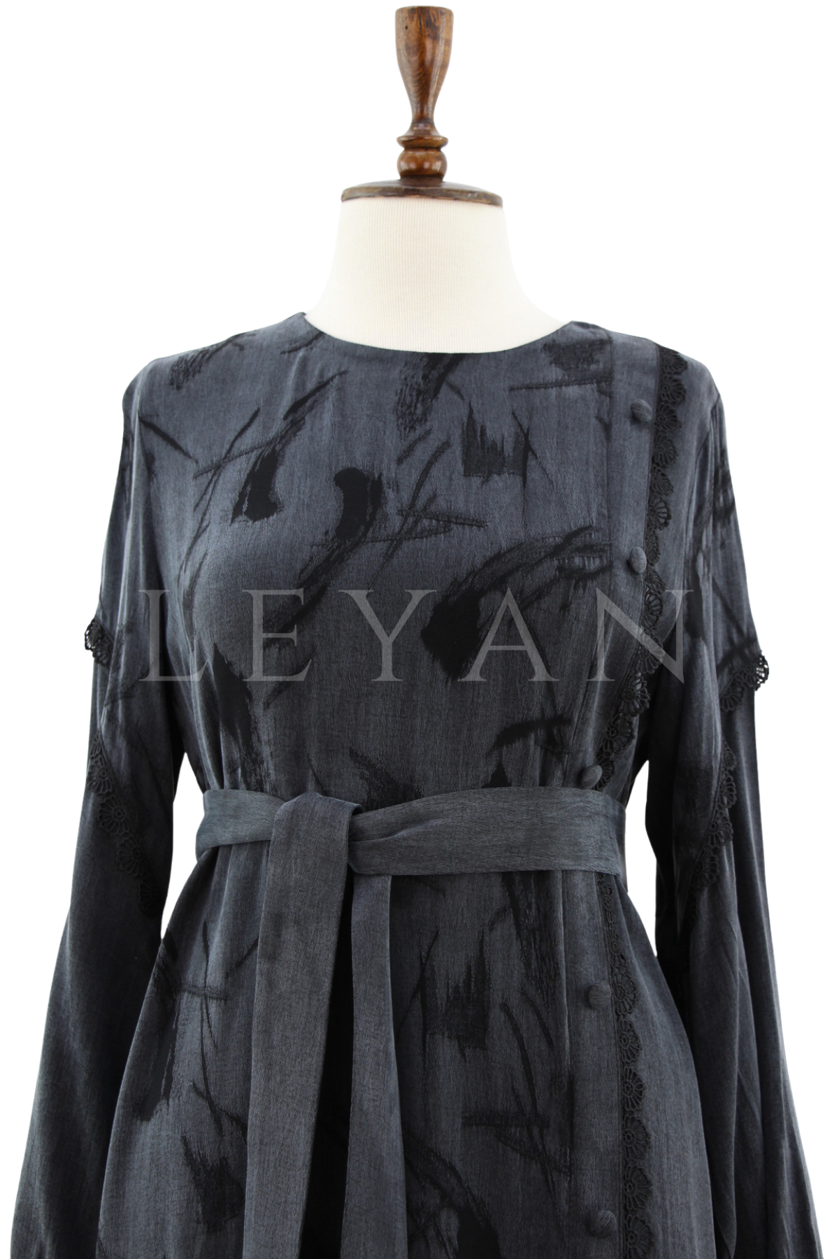 Orhan Store Elbise-LYN04648 Siyah