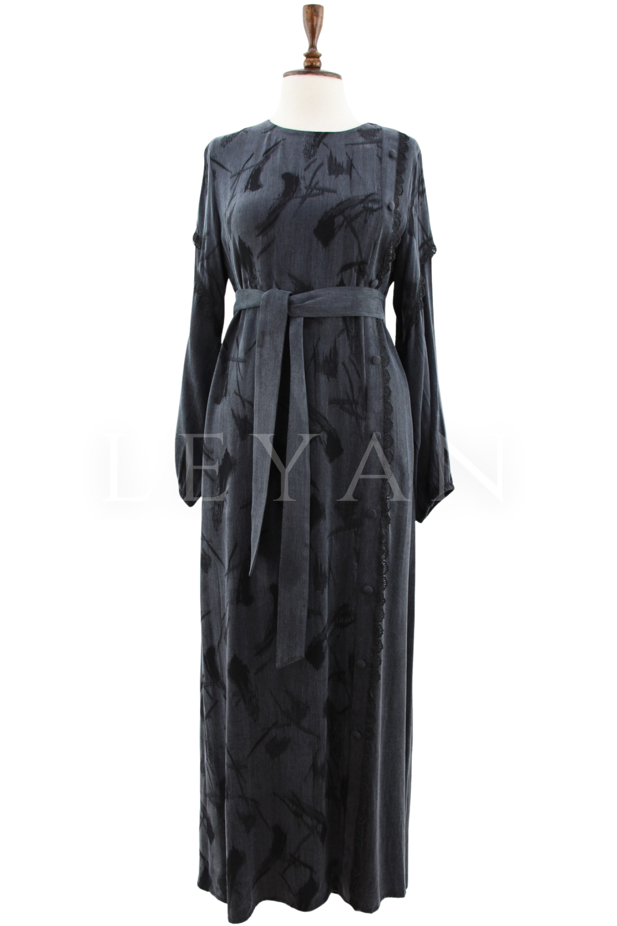 Orhan Store Elbise-LYN04648 Siyah