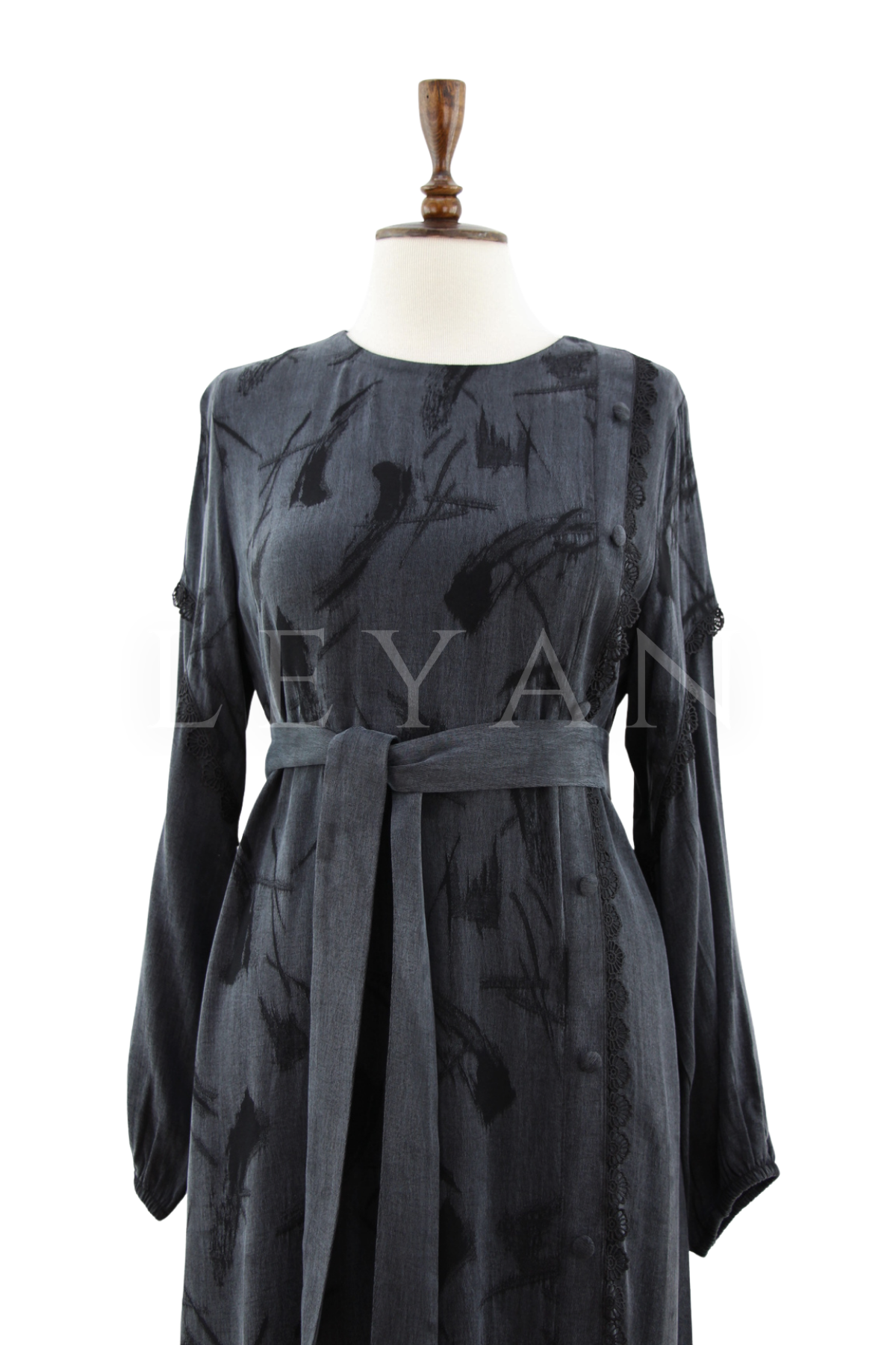 Orhan Store Elbise-LYN04648 Siyah