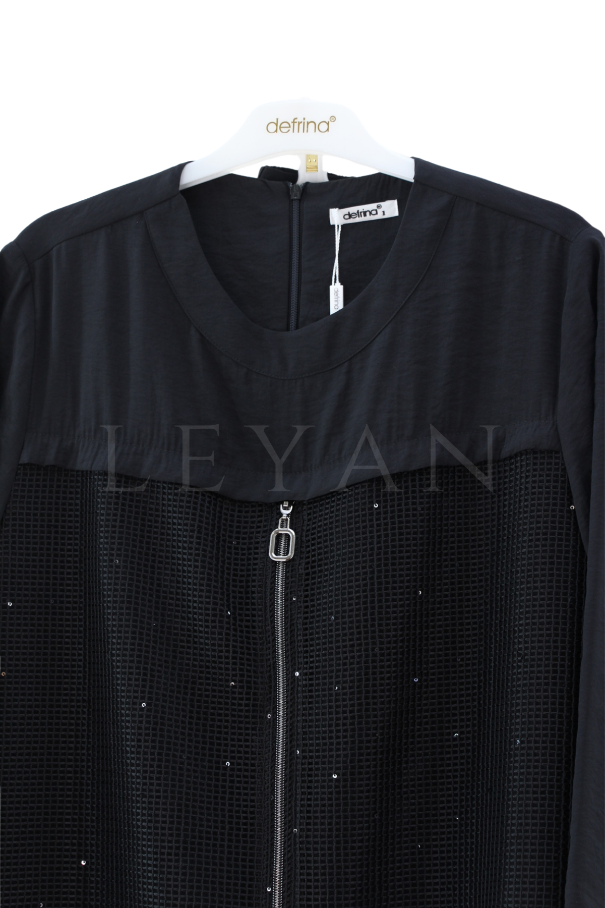 Defrina File Detaylı Takım- LYN04654 Siyah