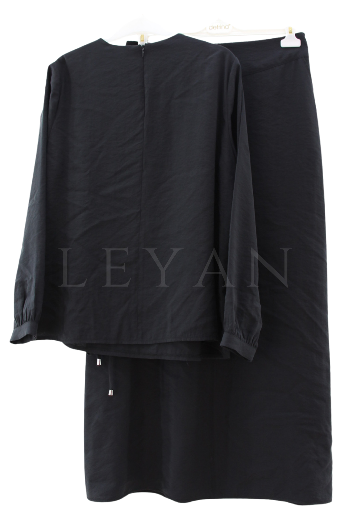 Defrina File Detaylı Takım- LYN04654 Siyah