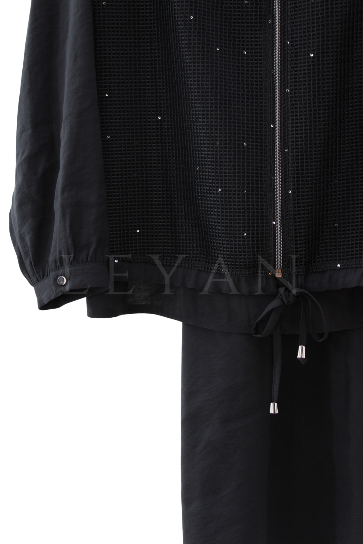 Defrina File Detaylı Takım- LYN04654 Siyah