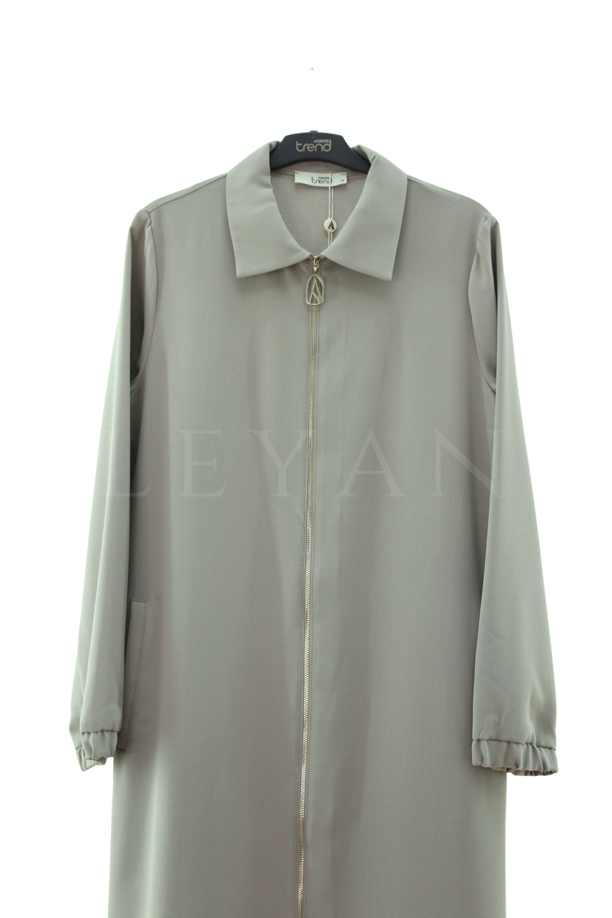 Armine Trend Kolları Apoletli Giy-Çık- LYN04655 Gri