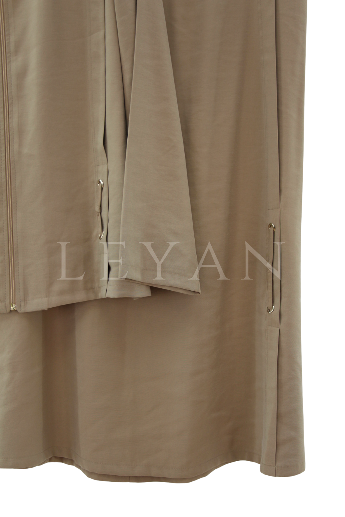 Defrina Fermuarlı Takım- LYN04549 Bej