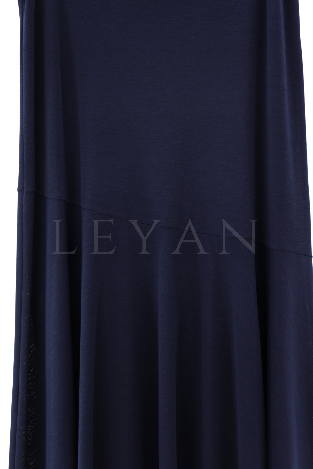 Defrina Volanlı Melanjlı Etek- LYN04656 Lacivert