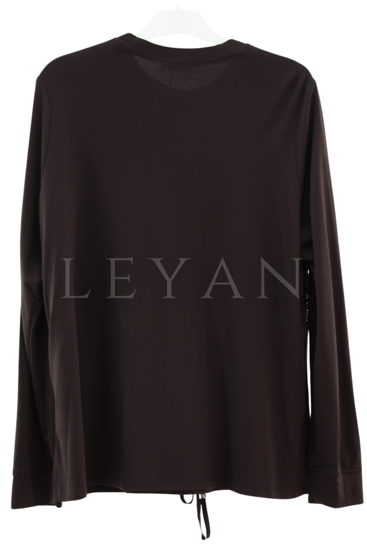 Defrina File Fermuarlı Bluz-LYN04659 Kahve