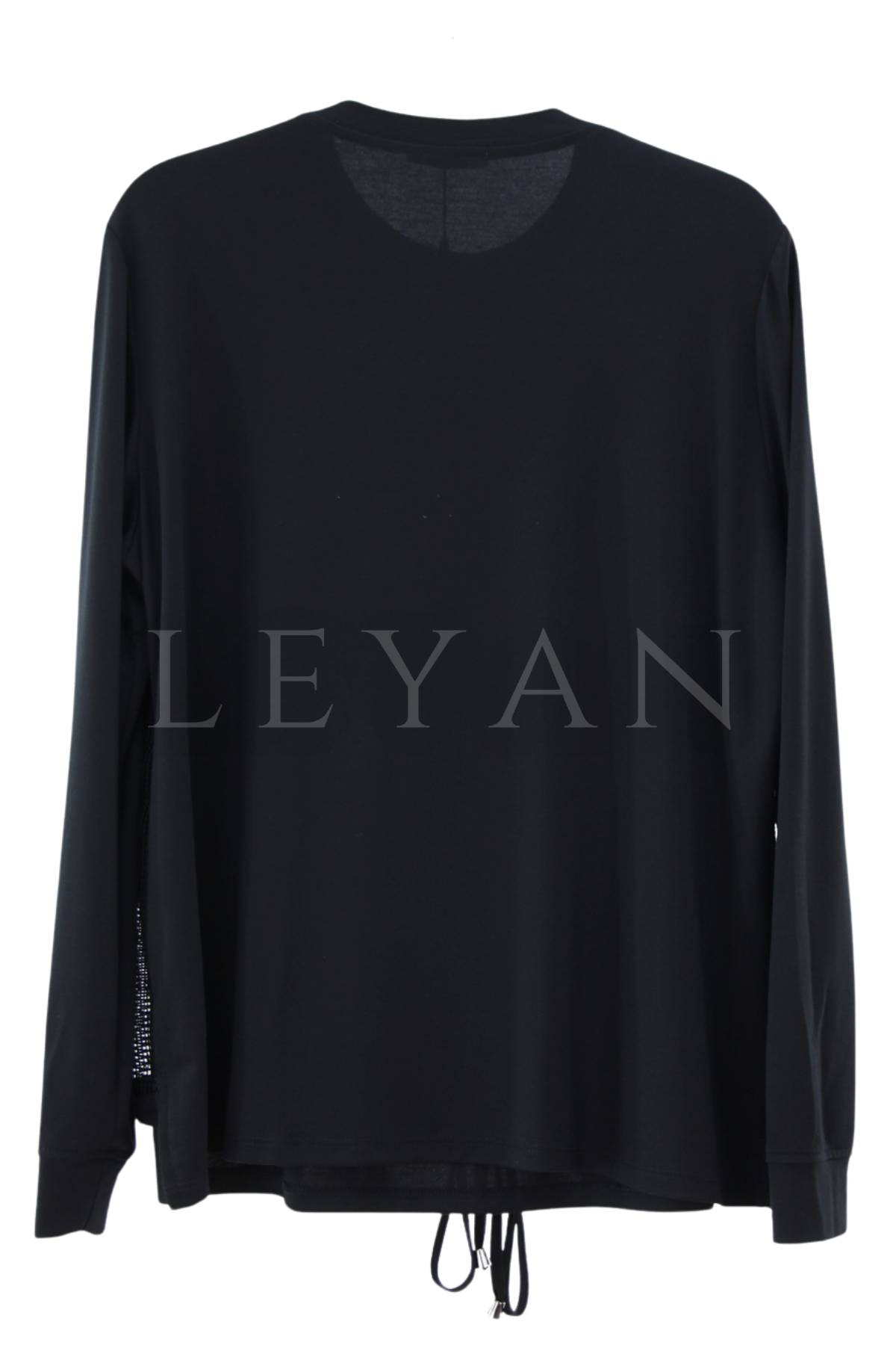 Defrina File Fermuarlı Bluz-LYN04659 Siyah