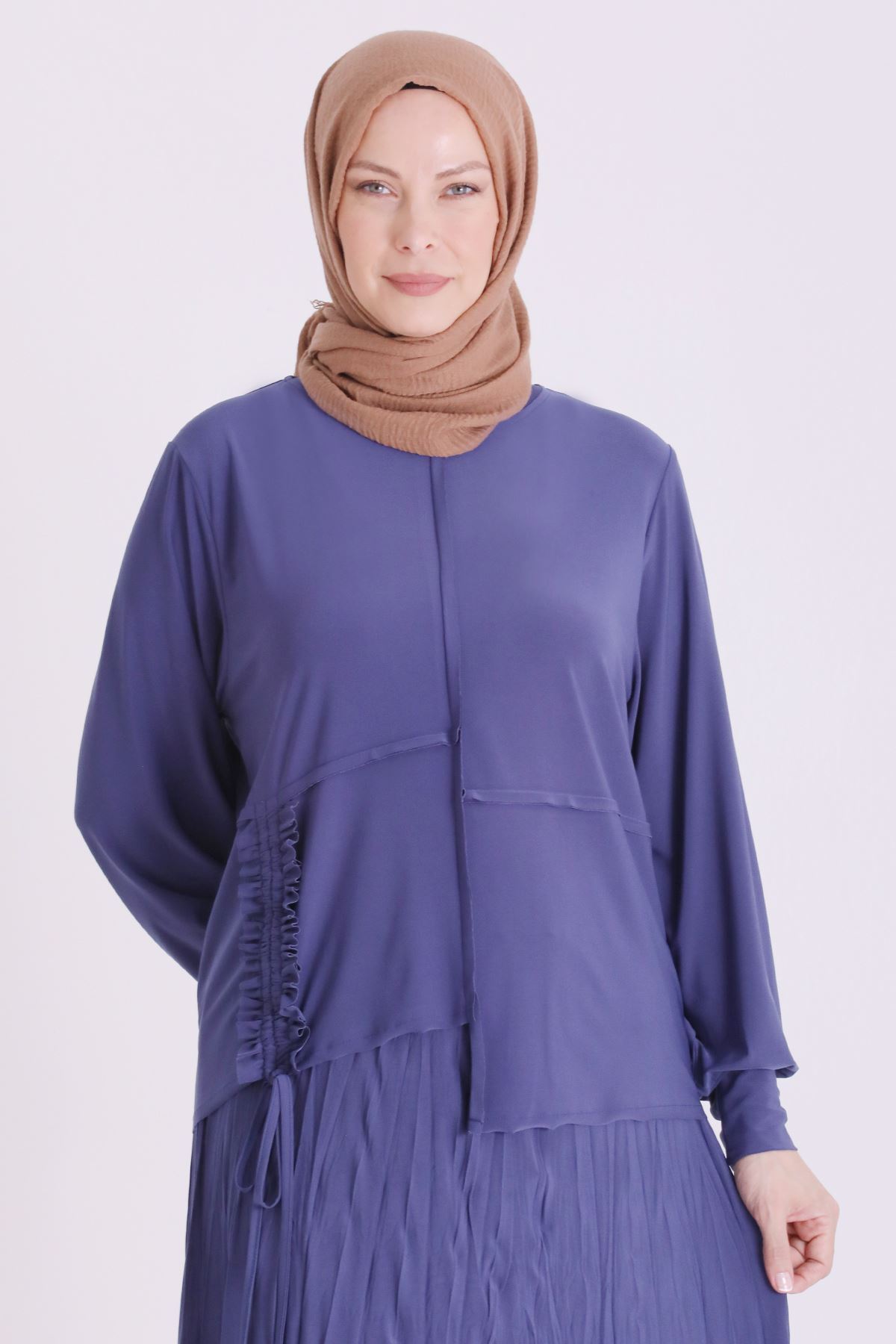 Behrem Sandy Etekli Takım-LYN04662 Morcivert