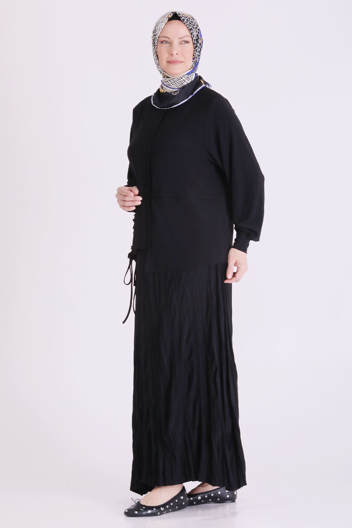 Behrem Sandy Etekli Takım-LYN04662 Siyah