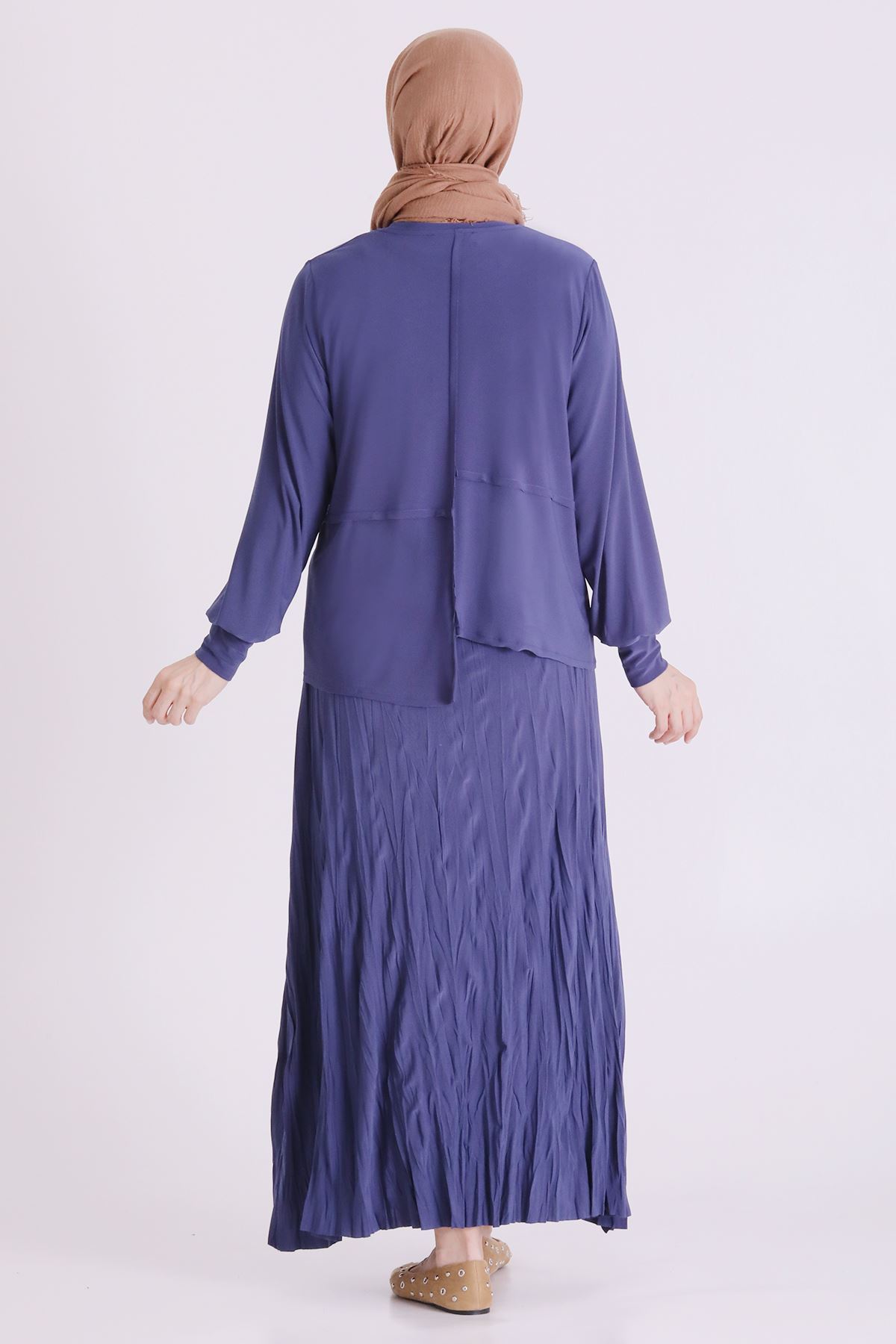 Behrem Sandy Etekli Takım-LYN04662 Morcivert