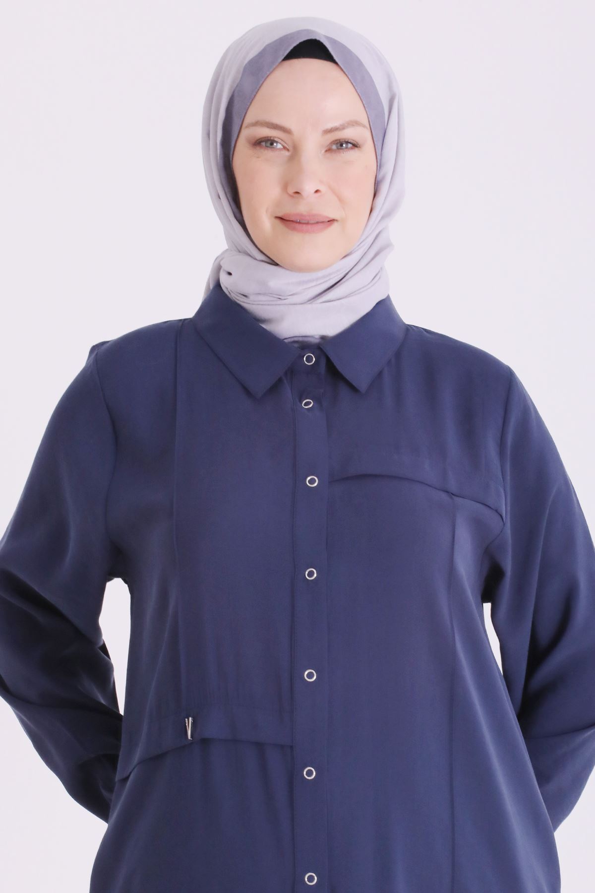 Behrem Çıtçıtlı Kap- LYN04665 Lacivert