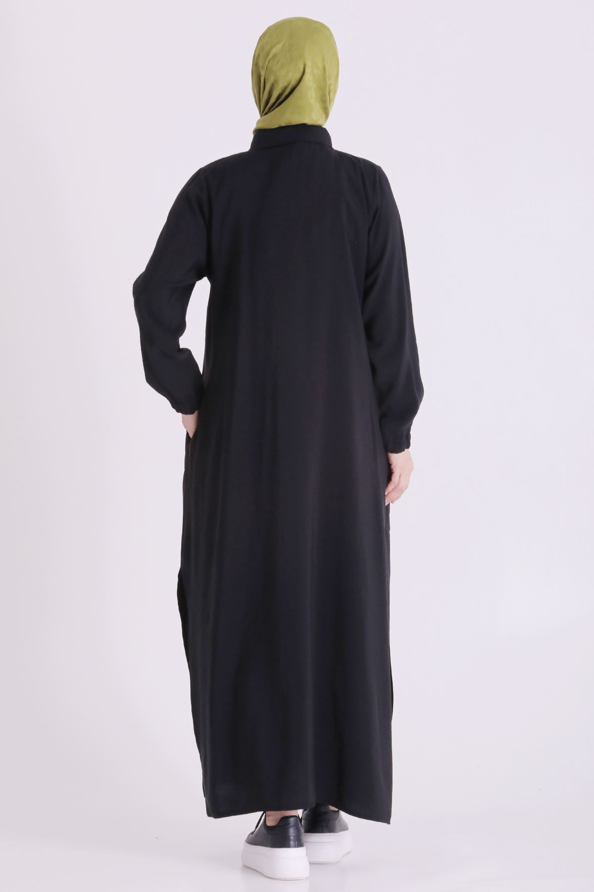 Behrem Çıtçıtlı Kap- LYN04665 Siyah