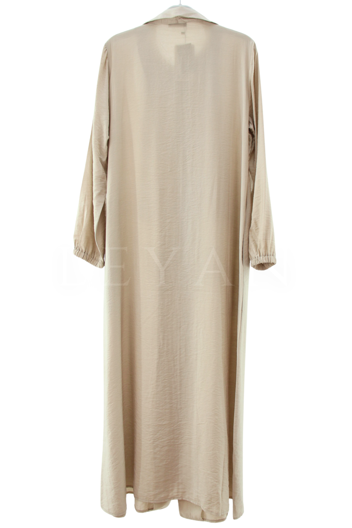 Micca Fermuarlı Ferace- LYN04671 Taş