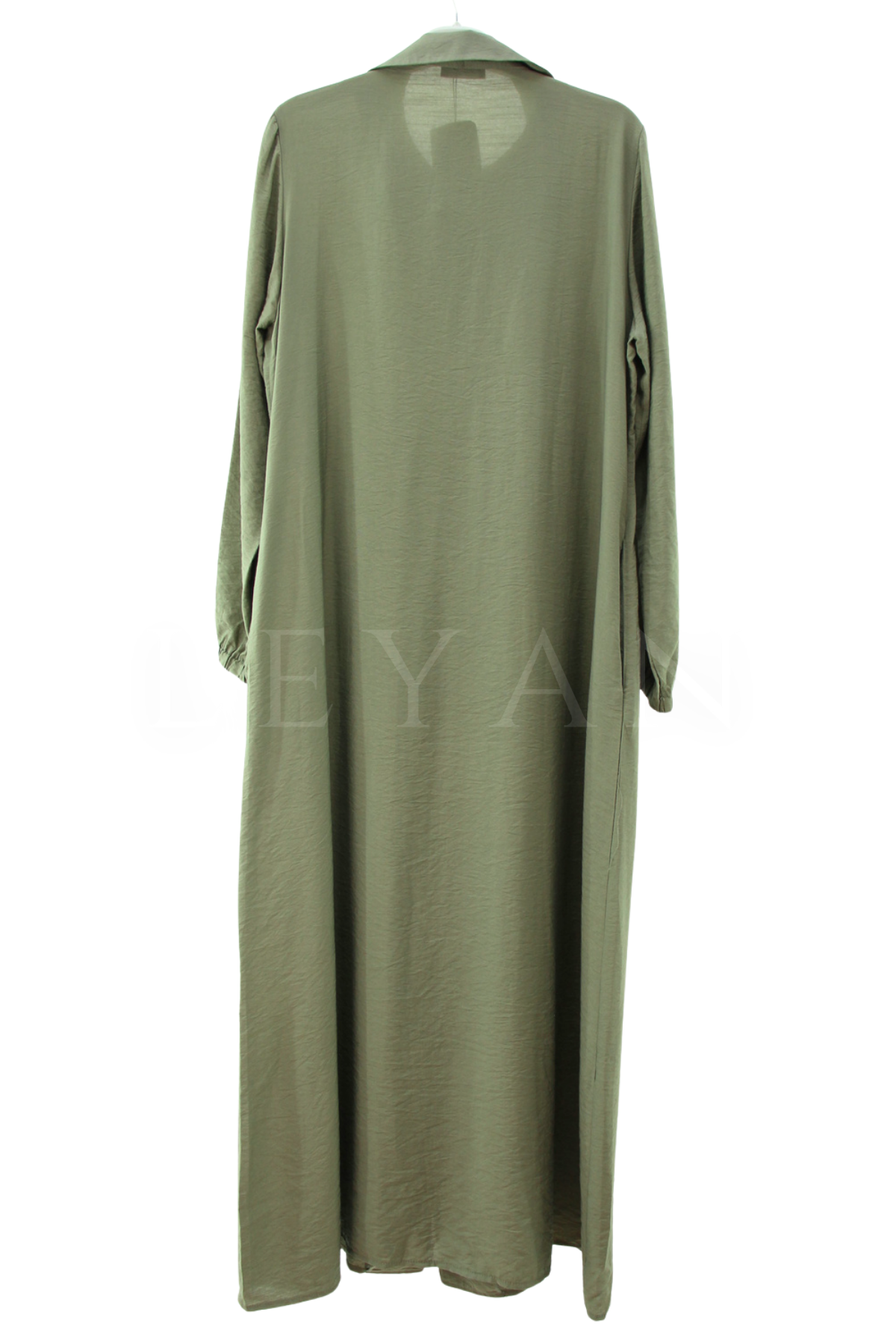 Micca Fermuarlı Ferace- LYN04671 Haki