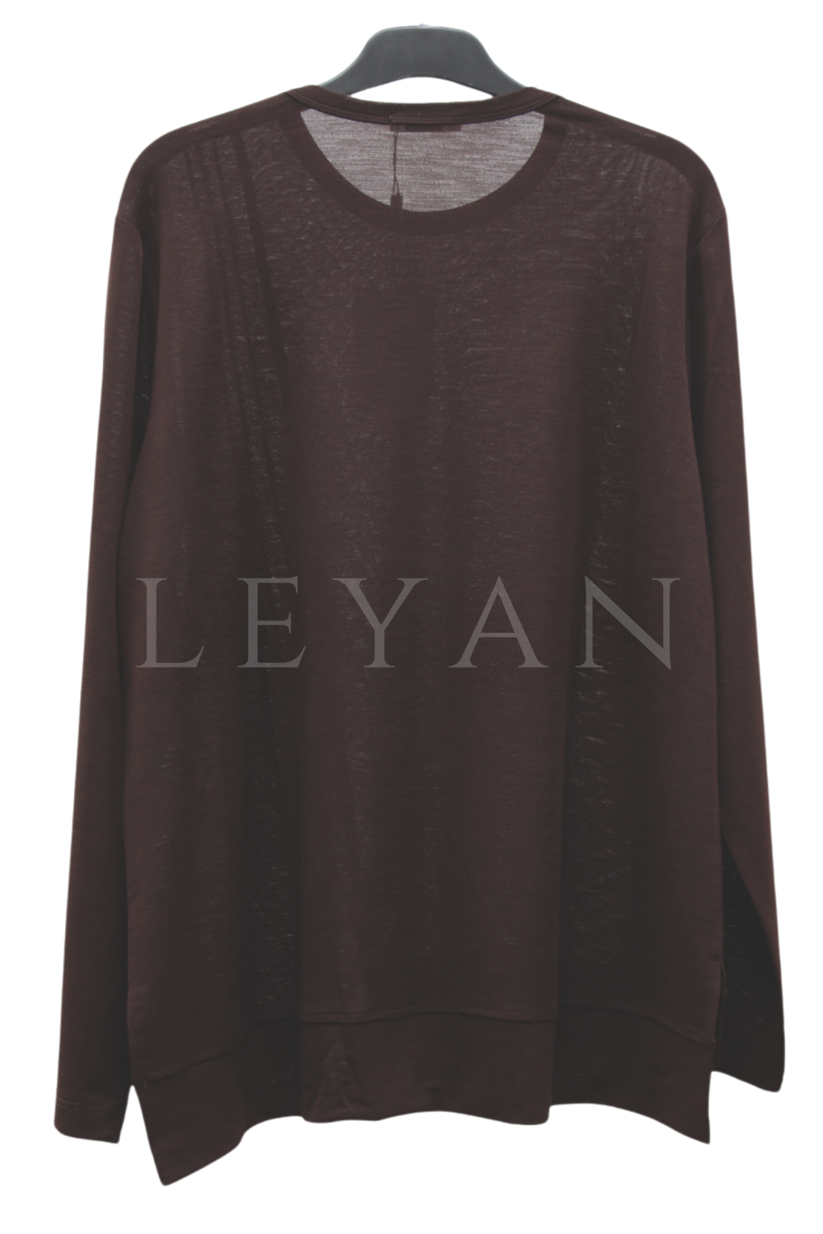 Defrina Taşlı Bluz-LYN04675 Kahve