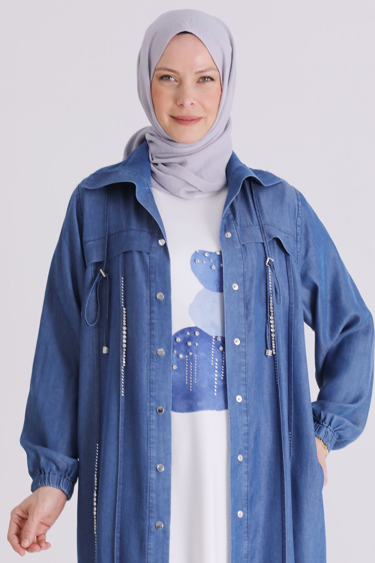 Behrem Tensel Üçlü Takım-LYN04677 Koyu Mavi