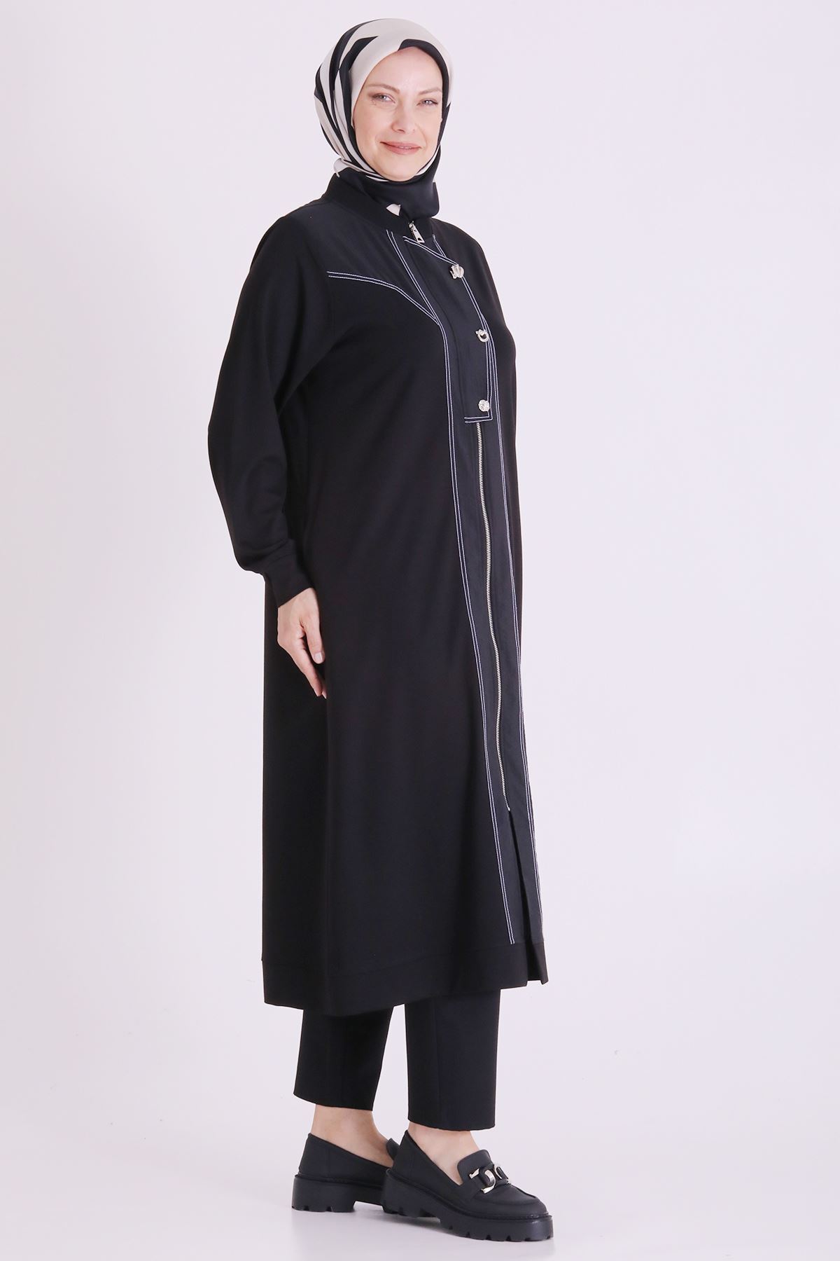 Behrem Dikişli Kap-LYN04679 Siyah