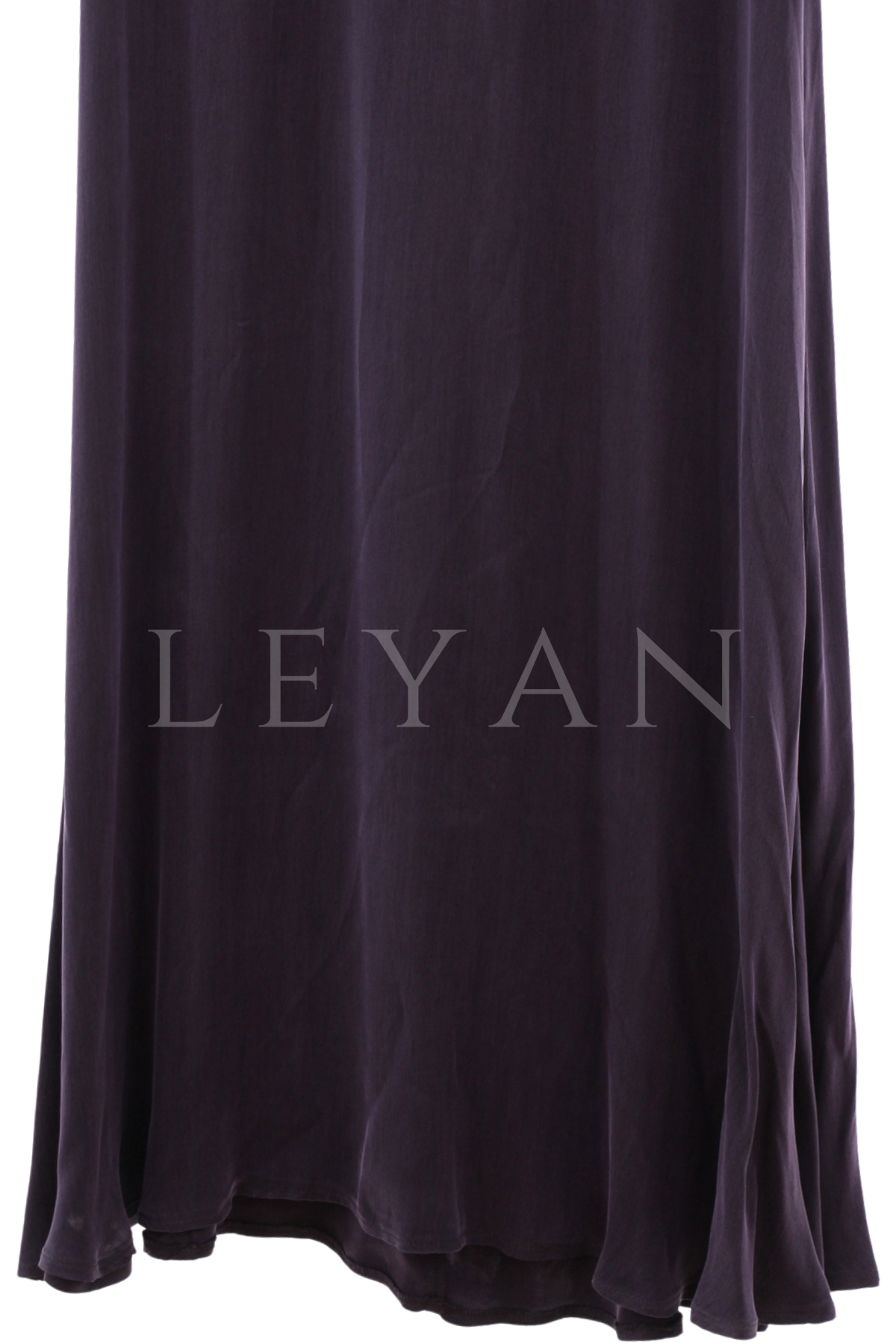 Defrina Basic Qupra Elbise-LYN04681 Mürdüm