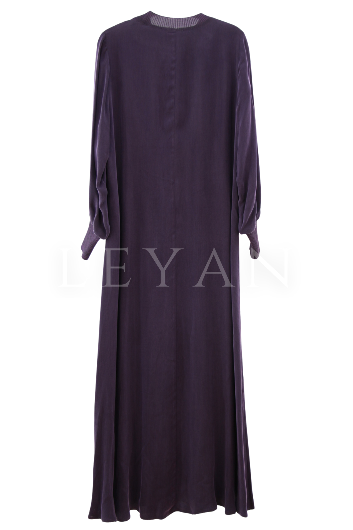 Defrina Basic Qupra Elbise-LYN04681 Mürdüm