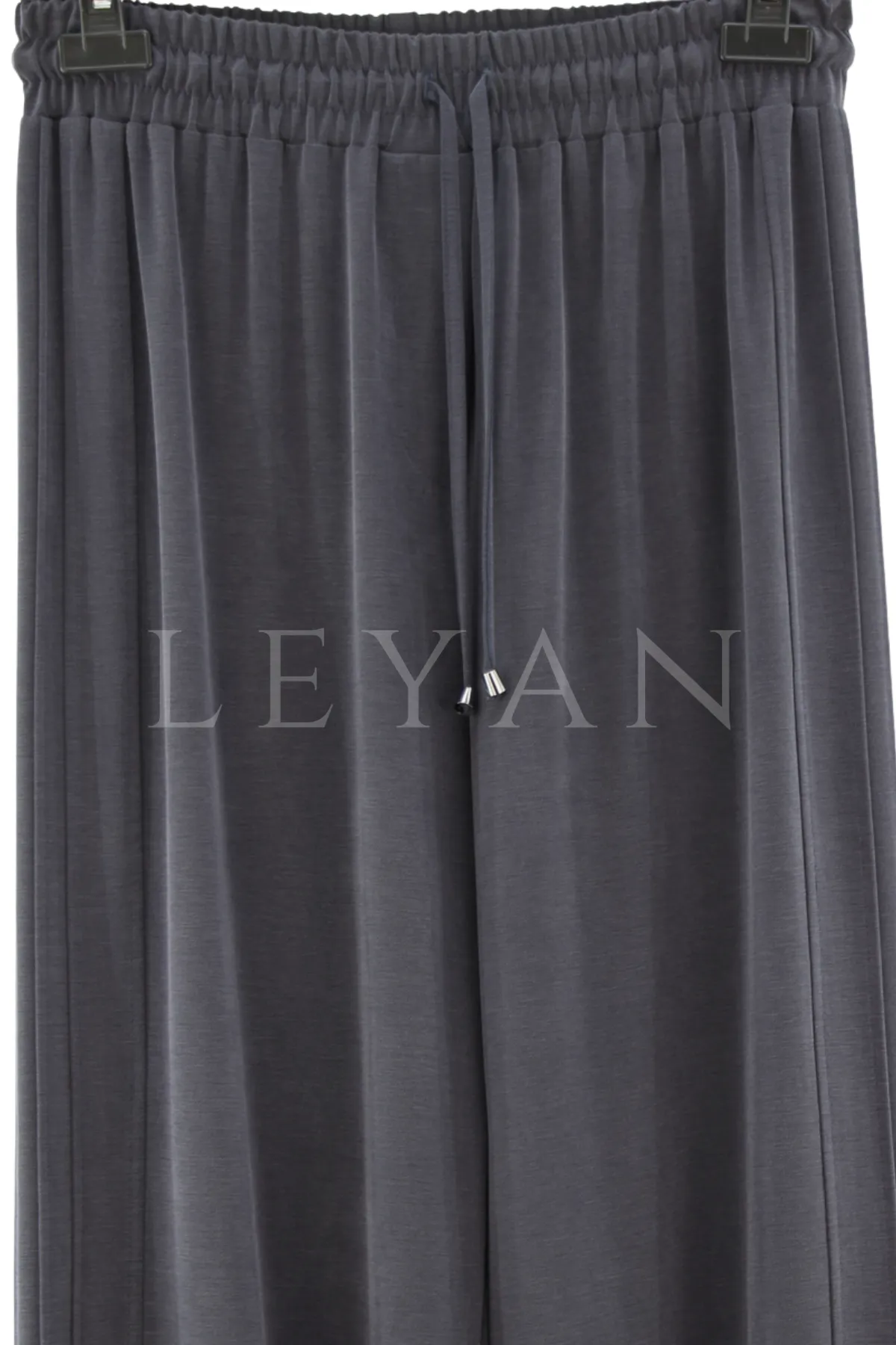 Sentez Doha Yanları Nervürlü Pantolon-LYN04685 Lacivert