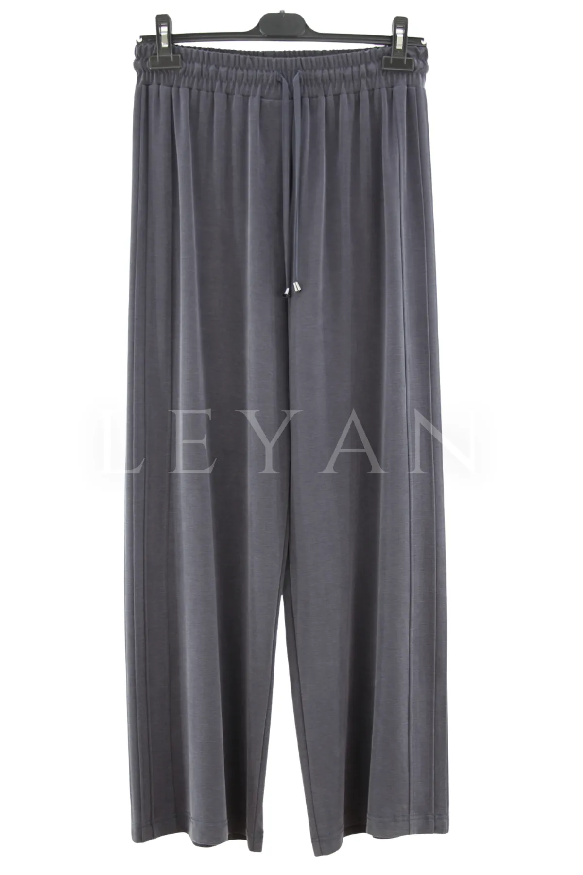 Sentez Doha Yanları Nervürlü Pantolon-LYN04685 Lacivert