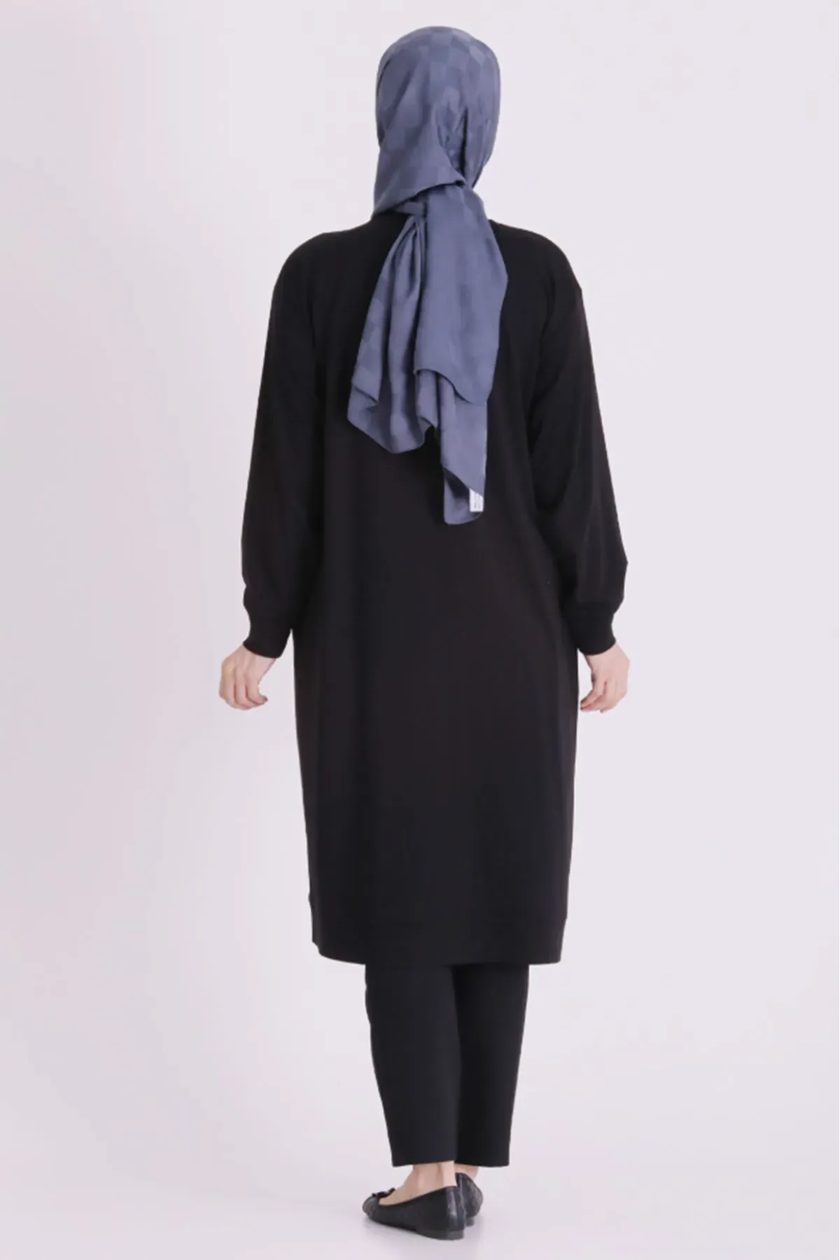 Behrem İpli Tunik-LYN04687 Siyah