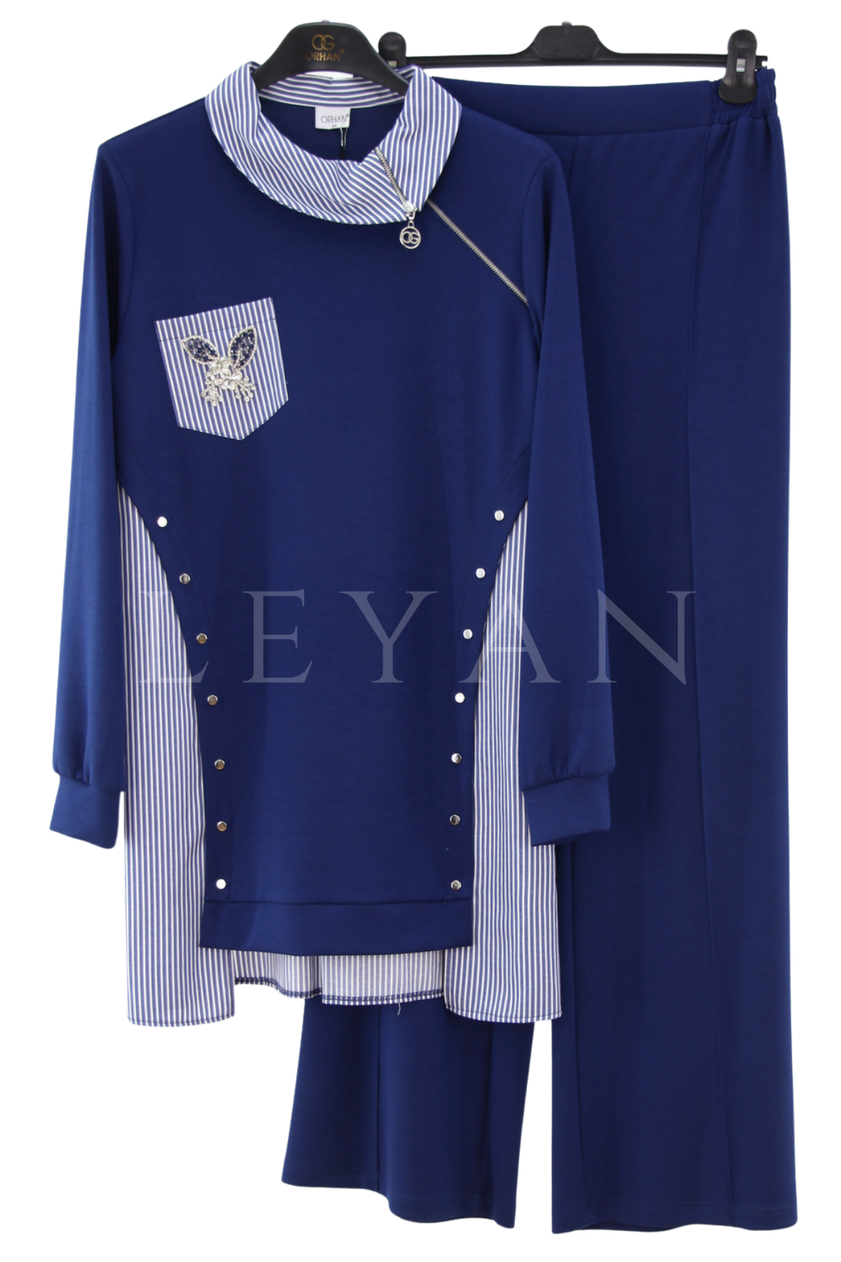 Orhan Store Gömlek Detaylı Takım-LYN04700 Parlement