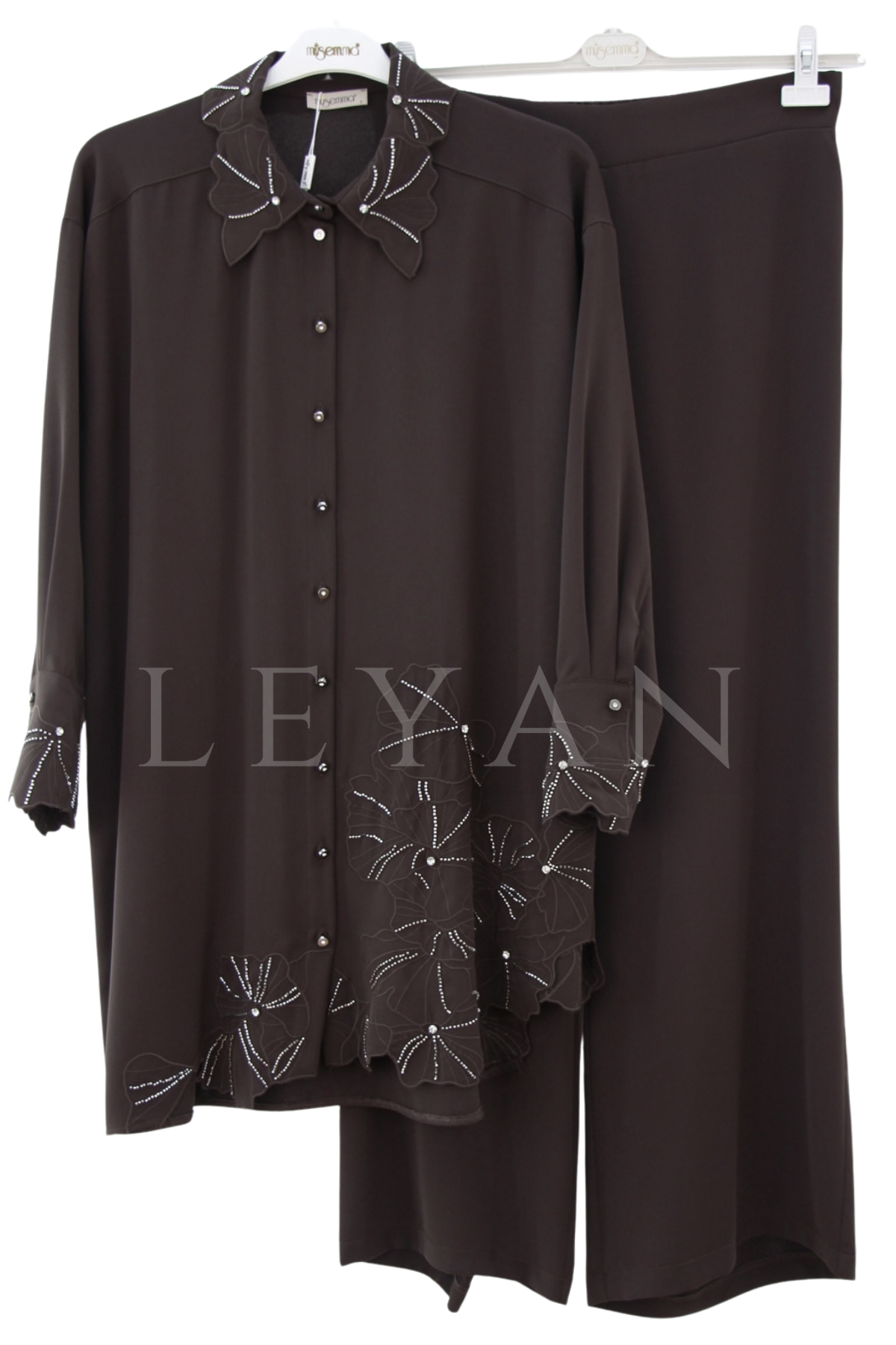 Müsemma Asena Takım-LYN04705 Kahve