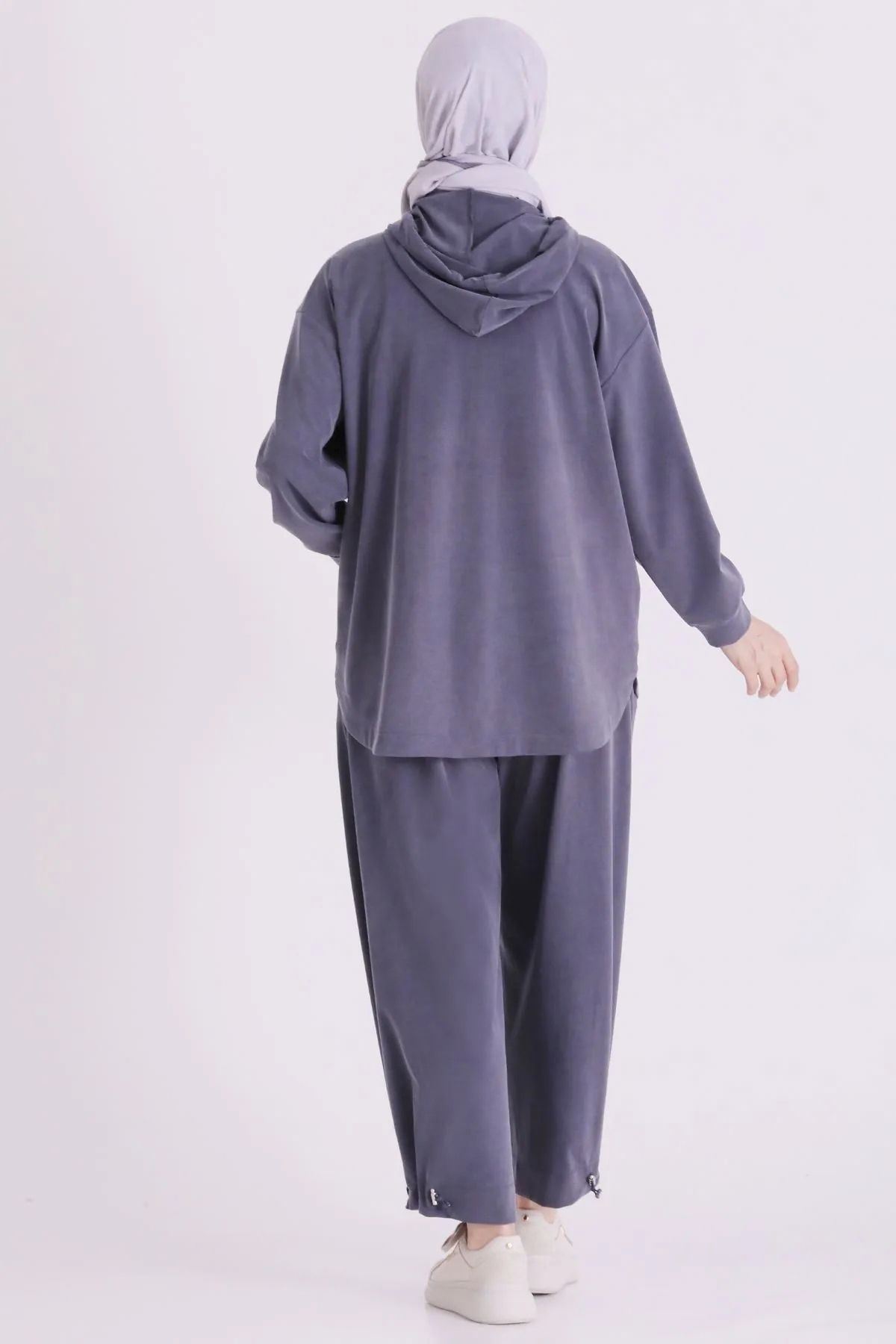 V3563 Bhrm Zımba Detaylı Takım-LYN04718 Lacivert