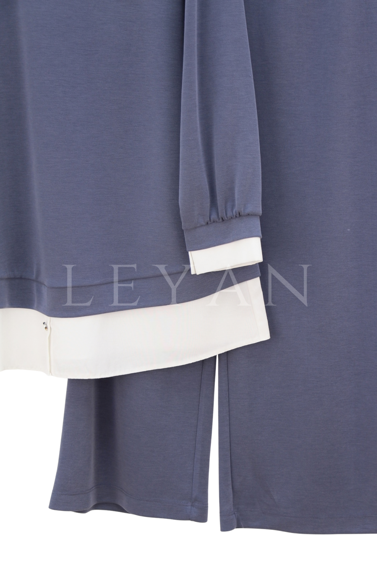 Orhan Store Gömlek Detaylı Takım-LYN04719 İndigo