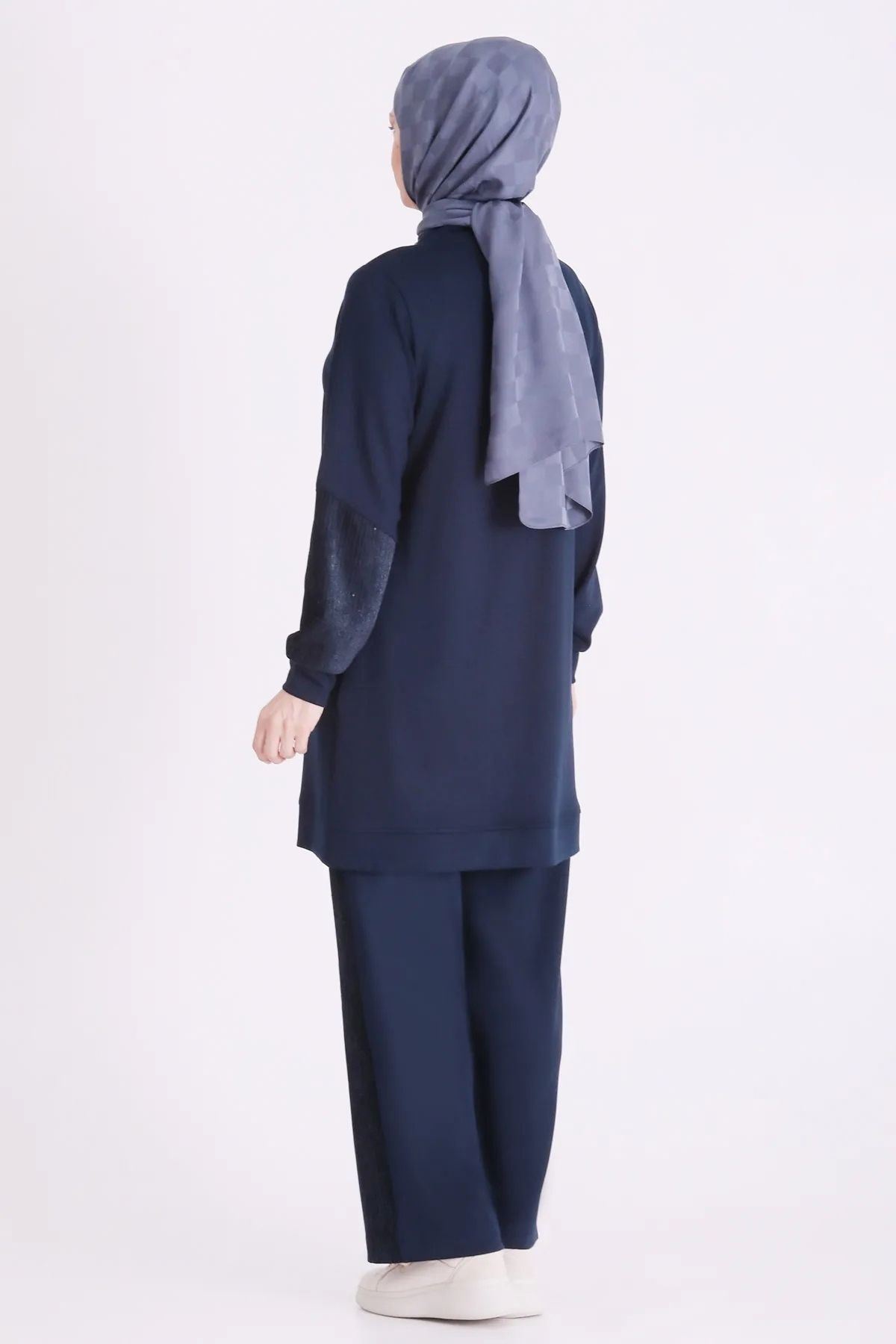 Behrem Pantolonlu Takım-LYN04724 Lacivert