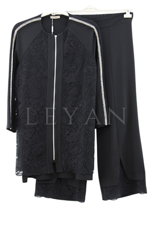 Müsemma Sahra Takım- LYN03409 Siyah